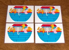 Mrs. Grossman Retired Stickers ~ Lot of Four Modules .....Noah's Ark.