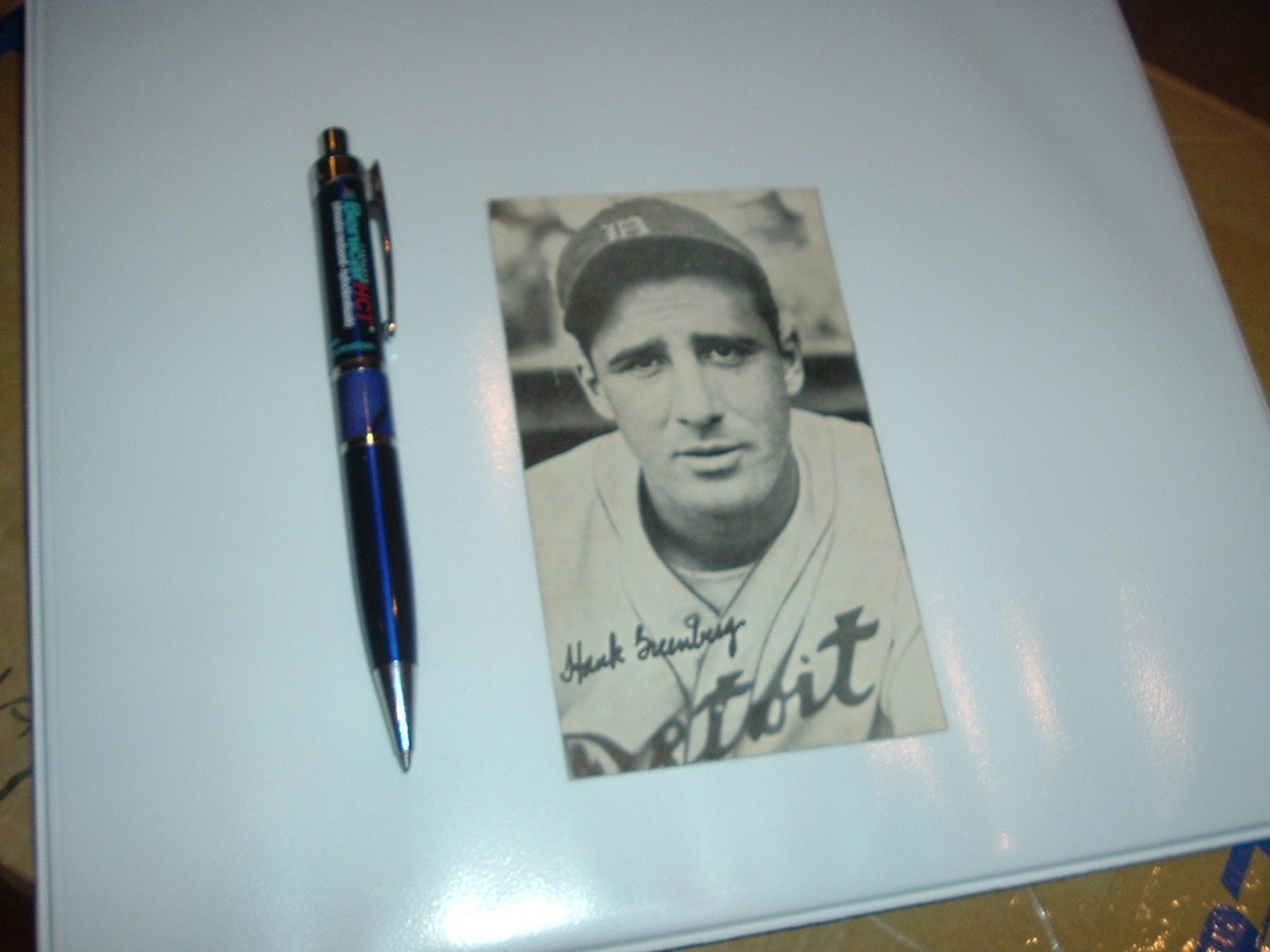 1936 R314 Goudey Wide Pen Hank Greenberg TOUGH Type 3 No Borders