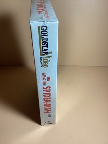 The Amazing Spiderman: Vol 1 (VHS, 1991) Factory Sealed - Animated Goldstar MINT - Picture 5 of 21