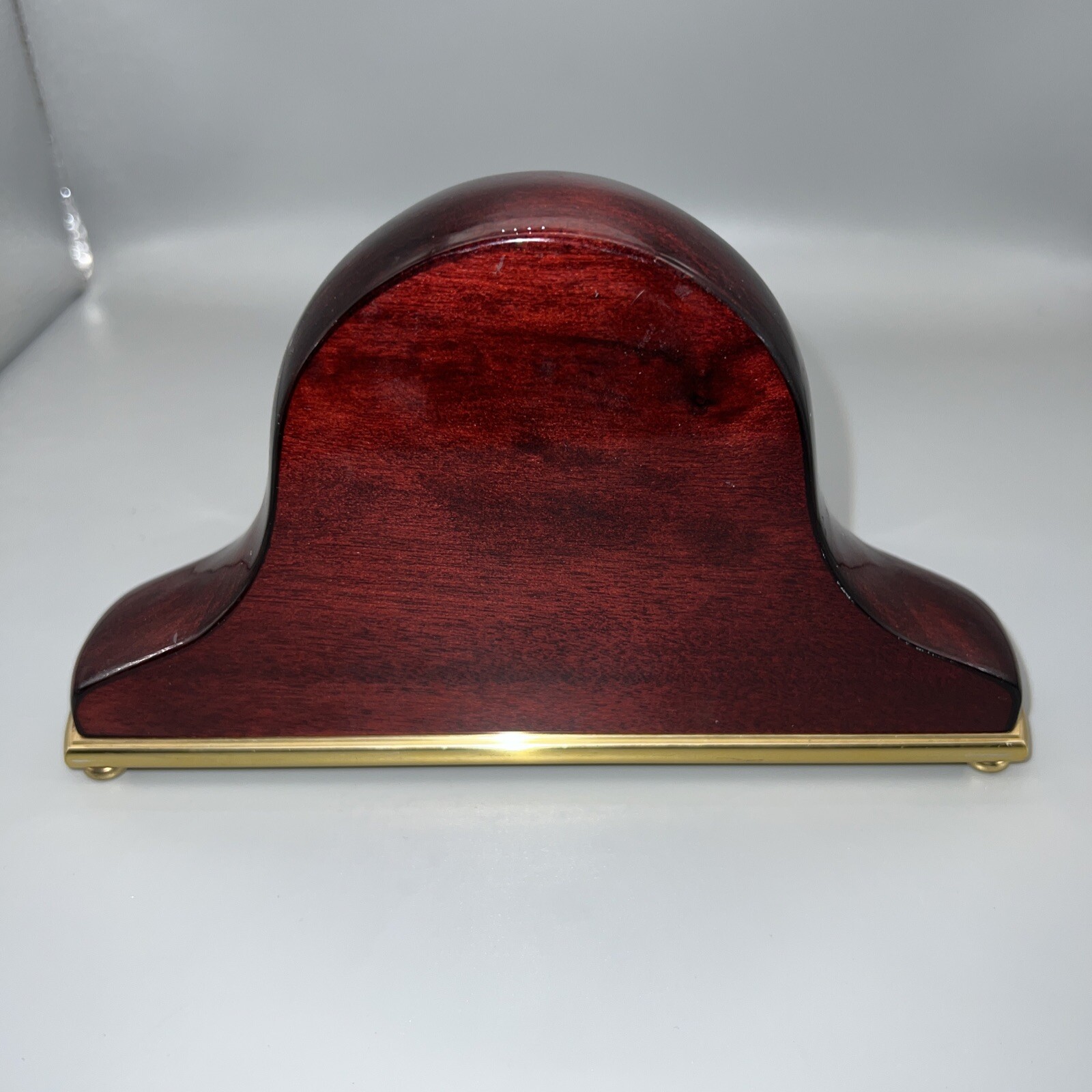 Danbury Clock Company Rose Wood Small Mantle Clock Battery Operated eBay