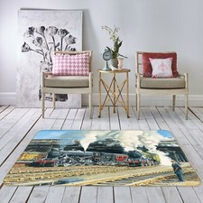 3D Full Steam Ahead ZHUA24 Game Non Slip Rug Mat Photo Carpet Trevor Mitchell