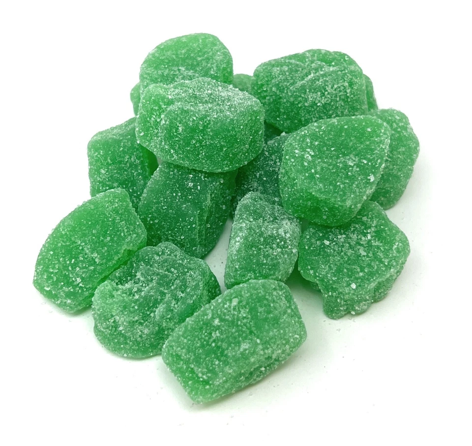 YANKEETRADERS® Spearmint Jelly Leaves, 3 lb Bulk, Ships Free