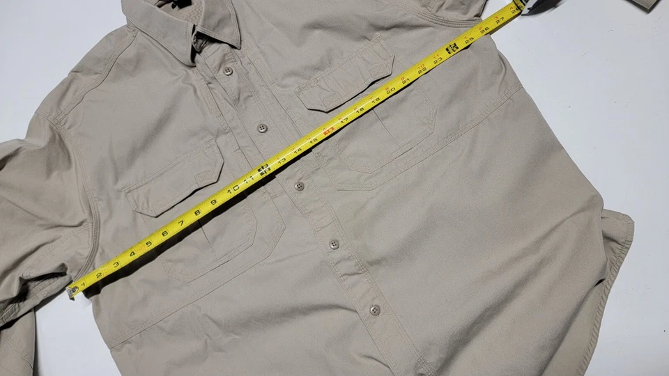 5.11 Tactical Series XL Long Sleeve Shacket Jacket Shirt Mesh Lined Vented Back - Image 2 of 4