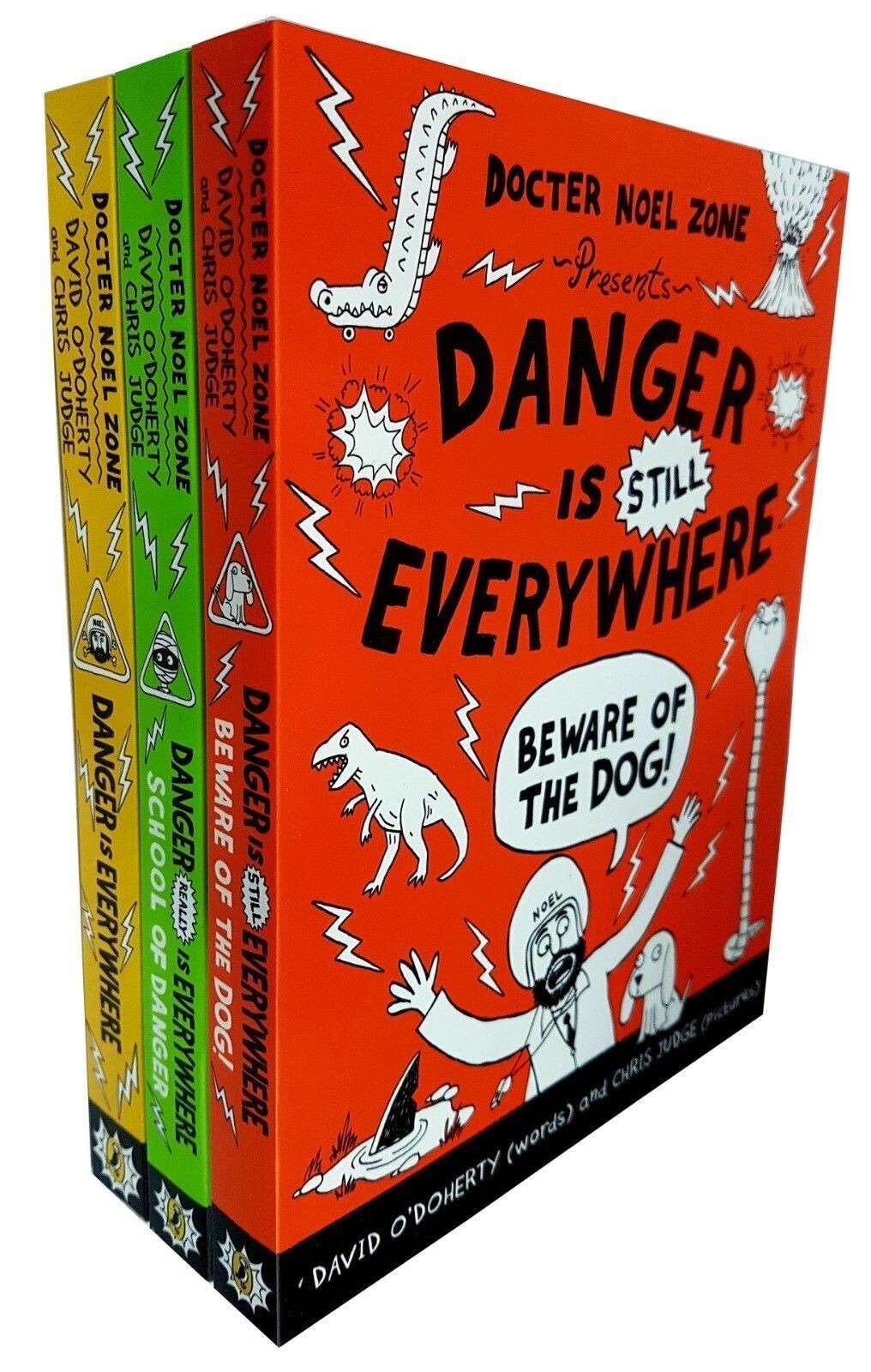 David O'Doherty The Danger is Everywhere Collection Series 3 Books Set  NEW