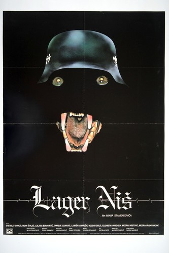 LAGER NIS 19x27 Original RARE exYU movie poster 1987 MIOMIR 'MIKI' STAMENKOVIC