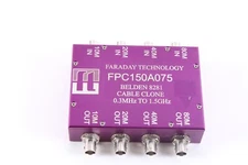 Faraday FPC150A075 Belden 8281 Cable Clone 0.3MHz to 1.5GHz