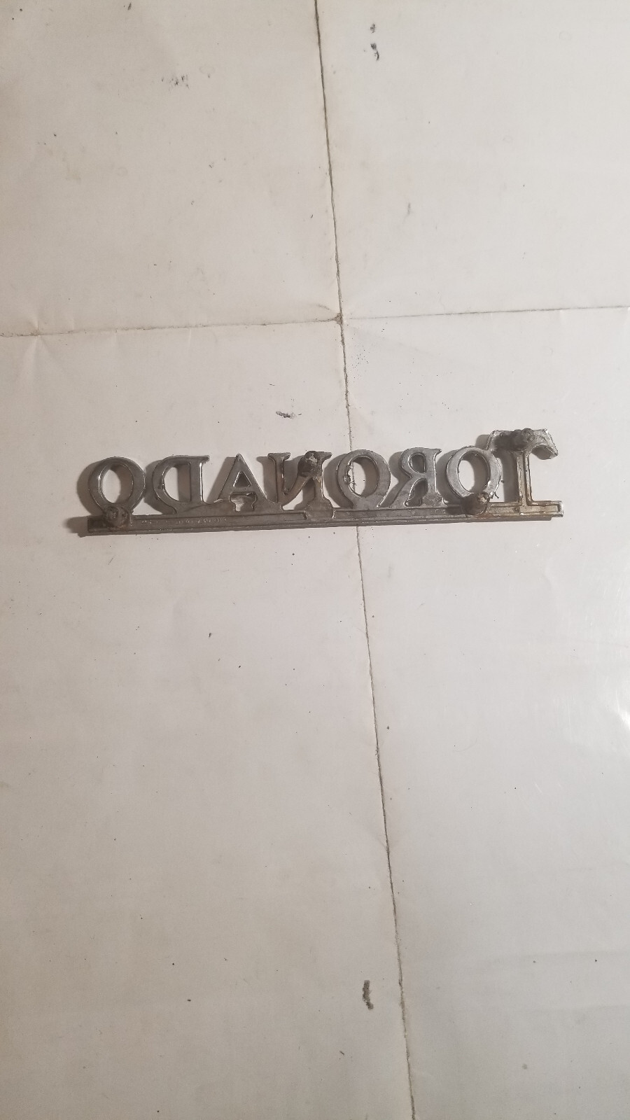 Original 1971 1972 Oldsmobile Toronado Script Emblem 9864290 Qty 1 | eBay