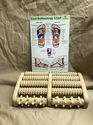 TheraFlow Dual Foot Shiatsu Massager Roller - NEW OPEN BOX In Hand