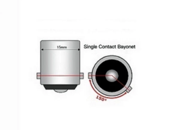 Ampoule BAU15S LED ORANGE PY21W pour Voiture 9 SMD pour Clignotants 1156 - Photo 3/3