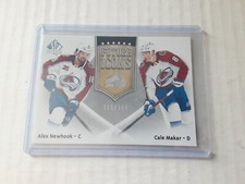 2021-22 Sp Authentic Alex Newhook & Cale Makar Future Icons Avalanche Rookie #8