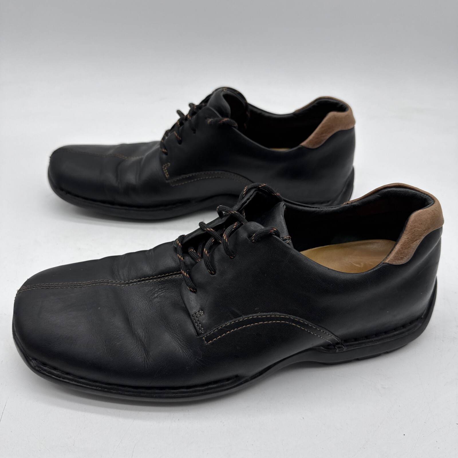 SAOLA Scarpe Oxford Cole Haan punta spaccata taglia 11 uomo nere pizzo eleganti belle