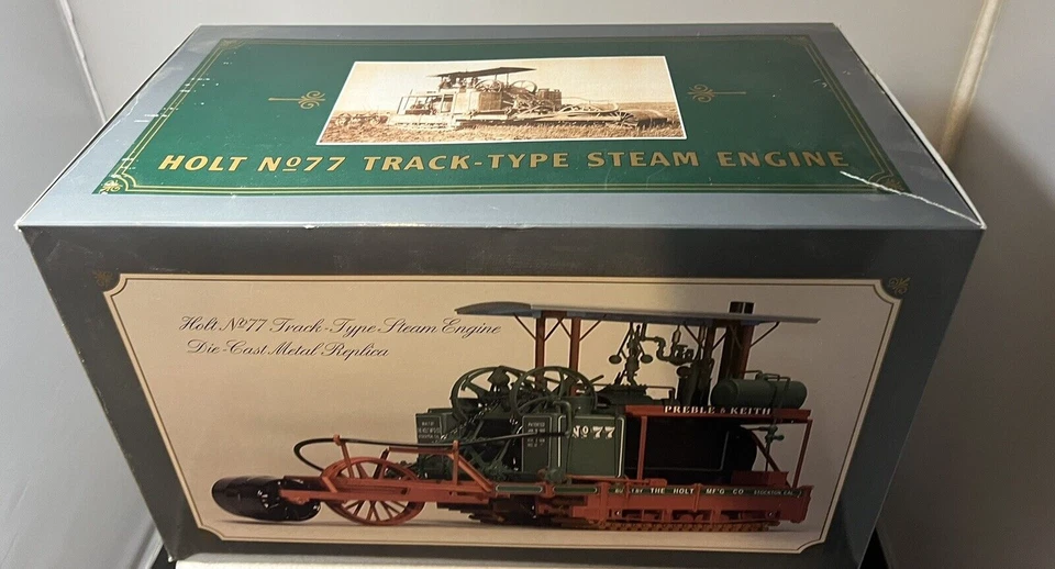 Caterpillar Holt No. 77 Track-Type Steam Engine By SpecCast 1/32 Scale - Image 4 of 4