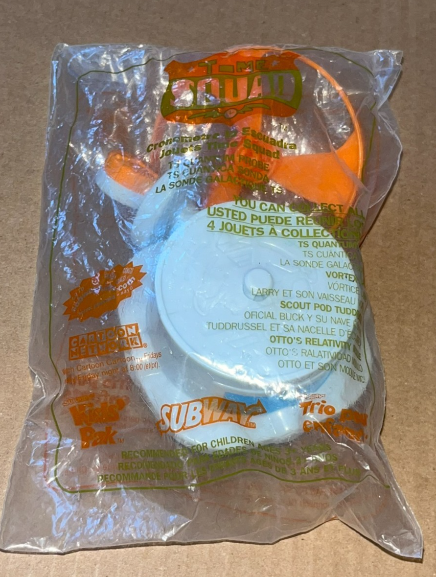 2002 TIME SQUAD CARTOON NETWORK SUBWAY TOY - VORTEX LARRY | eBay