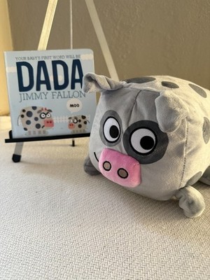 Kohls Cares Plush Cow + Board Book Your Baby's First Word DADA Jimmy Fallon