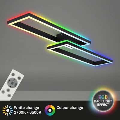 Deckenleuchte Frame LED 42W 119,5CM Deckenlampe CCT RGB Dimmbar Fernbedienung - Bild 1 von 4