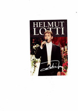 Helmut Lotti - karta z autografem, nadruk podpisu, muzyk z Holandii