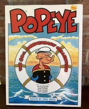 Popeye The 60th Anniversary Collection Book HC 1989 Full Color