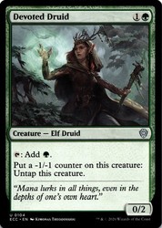 Devoted Druid 104 Commander: Lorwyn Eclipsed