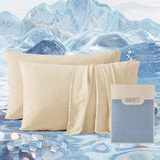 Ultra-Chill Cooling Pillowcase Set of 2, Silky Soft for Hot Sleepers
