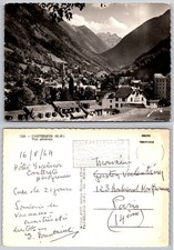 Continental Cauterets France Mountain Village Postcard