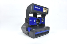 Polaroid 636 Blue Pulse Special Edition fotocamera pellicola istantanea 600 ottima testata