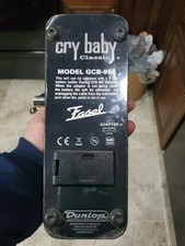 Dunlop GCB95F Crybaby Classic Fasel Wah Effects Pedal With Plug VERY NICE  