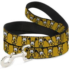 Dog Leash Disney Pluto Expressions Orange