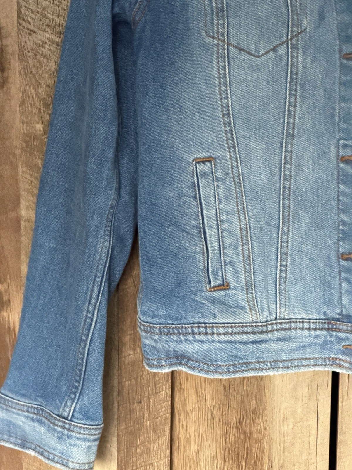 Universal Thread Distressed 4-Pocket Medium Blue … - image 2