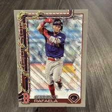 2025 Topps Holiday - Ceddanne Rafaela #H156 Silver Glitter