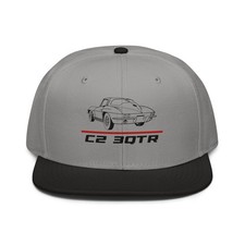 For Corvette C2 3QTR 1963 Fans Cap Snapback Hat Birthday Gift Car Racing Unisex