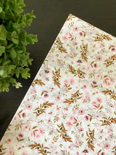 MUSHROOM FLORAL Design Print Tissue Paper Sheets Choose Size & Package Amount
