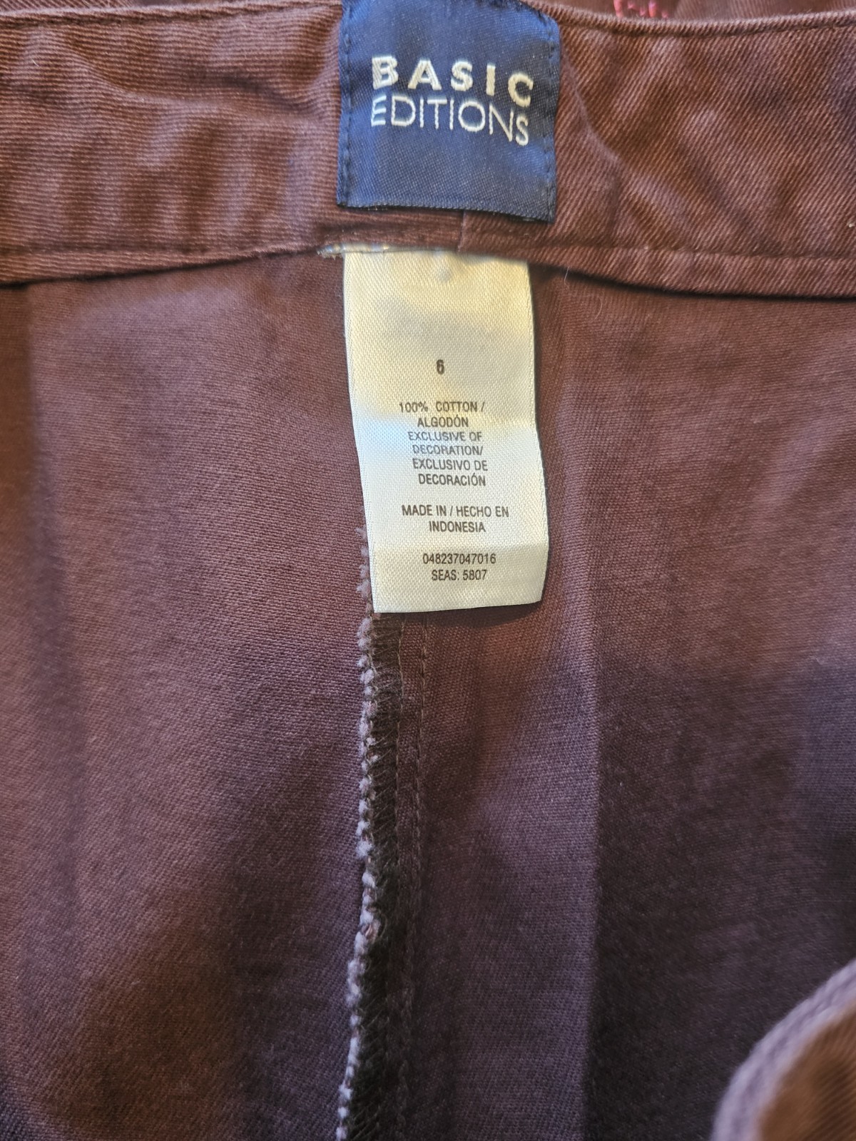 Womens Basic Editions Size Small Embroidered Capr… - image 4