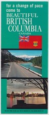 1962 British Columbia Canada Travel Brochure Seattle Worlds Fair Tourist Leaflet