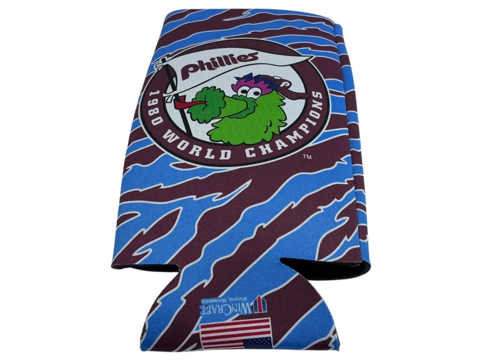 Lot Of 6 Phillies 1980 World Champions Tall bottle Coolers Koozie - Image 2 of 3