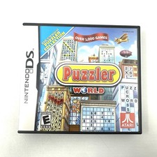 Puzzler World Nintendo DS Complete in Box With Manual Atari