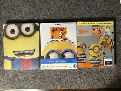 Despicable Me 1-3 Blu-Ray Steelbook Set