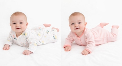 Carter's Baby Girls' 2-Pack Babysoft Coveralls  3 Months