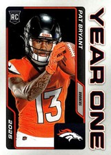 2025 Panini Instant NFL Year One Pat Bryant Rookie RC Card SP Prizm 1/180. rookie card picture