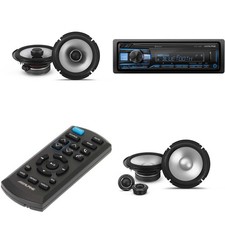 Alpine UTE-73BT, RUE-4360 Remote with 1 Pair Alpine S2-S65C Type S 6.5" Compo...