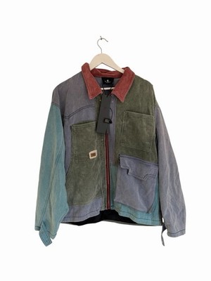 Supermade Patchwork Jacke Tetris Neu UVP 95£ Cord Baumwolle High Street Gr. L