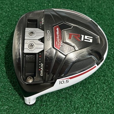 TaylorMade R15 460 ドライバー 10度 TaylorMade R15 460 White 10.5 Degree Driver Left Handed HEAD ONLY