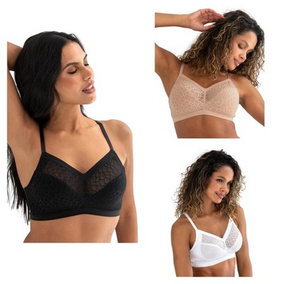 Pour Moi Geo Sculpt Bralette vollere Brust kabellos Damen Dessous 99502