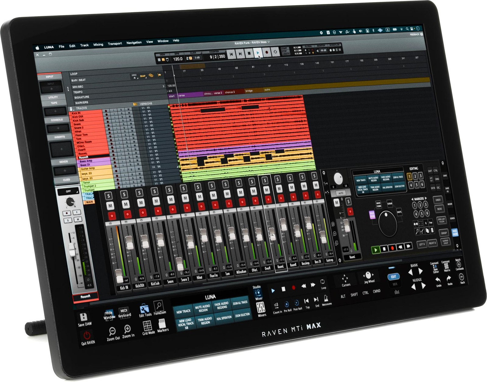 Производственная консоль Steven Slate Audio Raven MTi MAX с мультисенсорным управлением