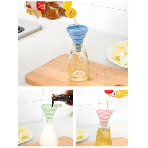 Laboratory Kitchen Glass Funnel 14mm Heatproof Handle For Accurate Transfer - Picture 2 of 8