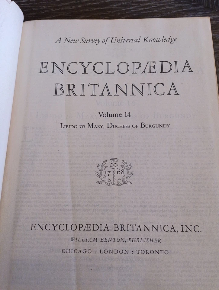 Encyclopedia Britannica 1768 Volume 14 - Image 2 of 4