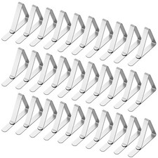 30 Pack Stainless Steel Tablecloth Clips Outdoor Picnic Table Cloth Clamps