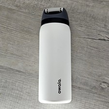 Owala FreeSip Water Bottle 32oz White Insulated Stainless Steel Gym Travel