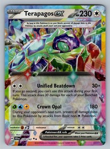 Terapagos ex 128/142 Double Rare Holo Stellar Crown