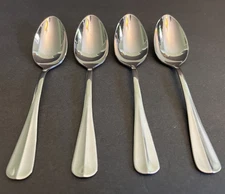 4 Wallace HARTFORD Stainless 18/10 Teaspoons - Never Used - Lot Set
