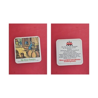 Wicküler woodcut by Jost Ammann brewery beer mat beer